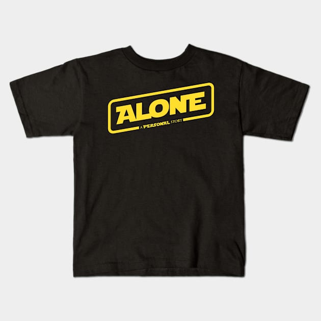 ALONE Kids T-Shirt by Zugor